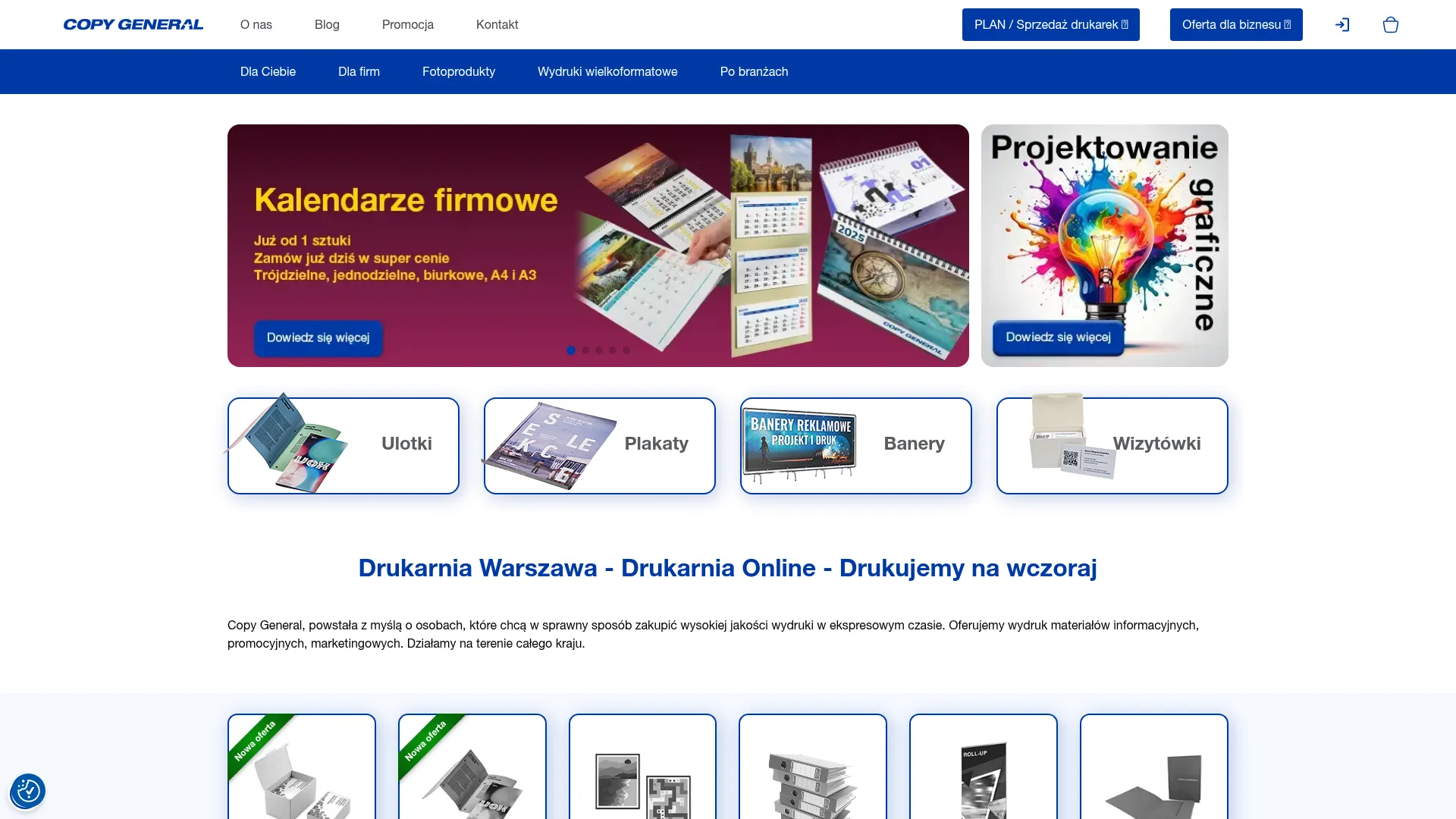 Screenshot of www.copygeneral.pl