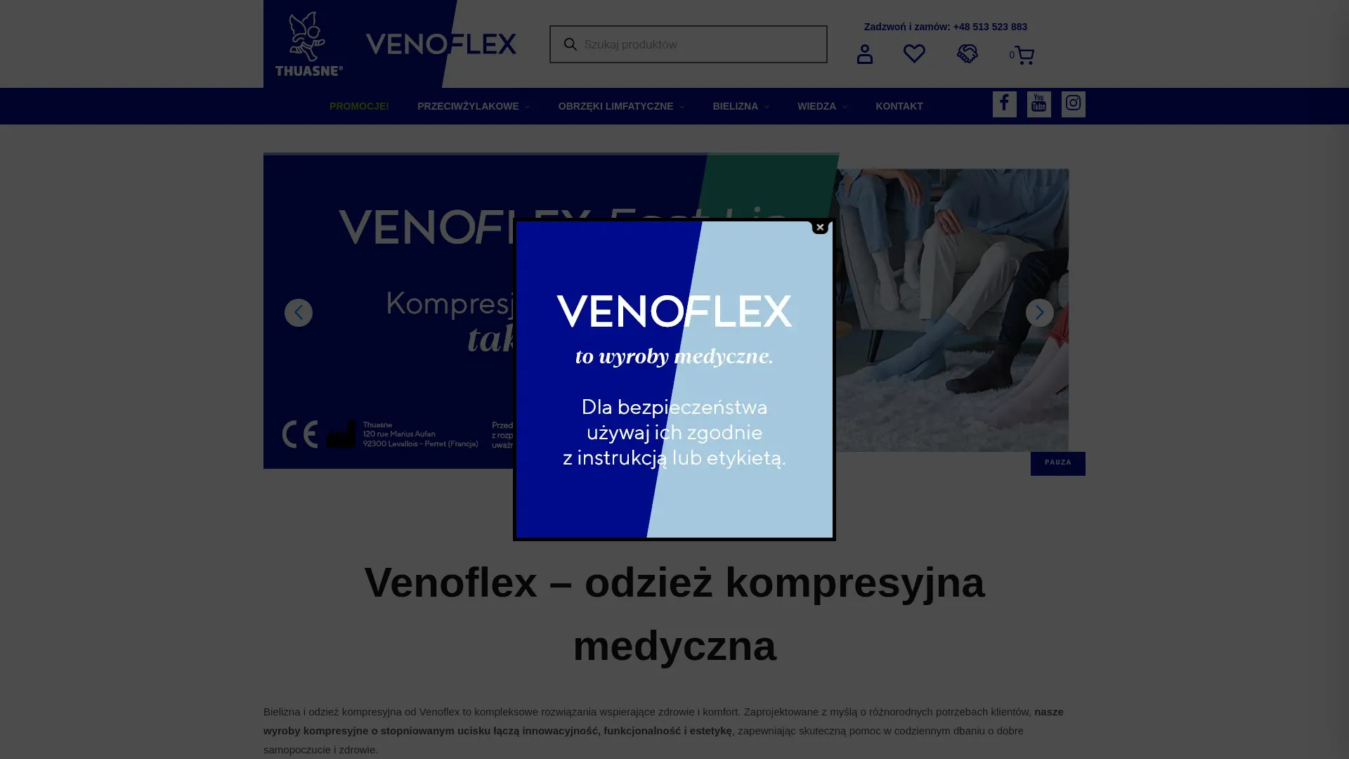 Screenshot of venoflex.pl