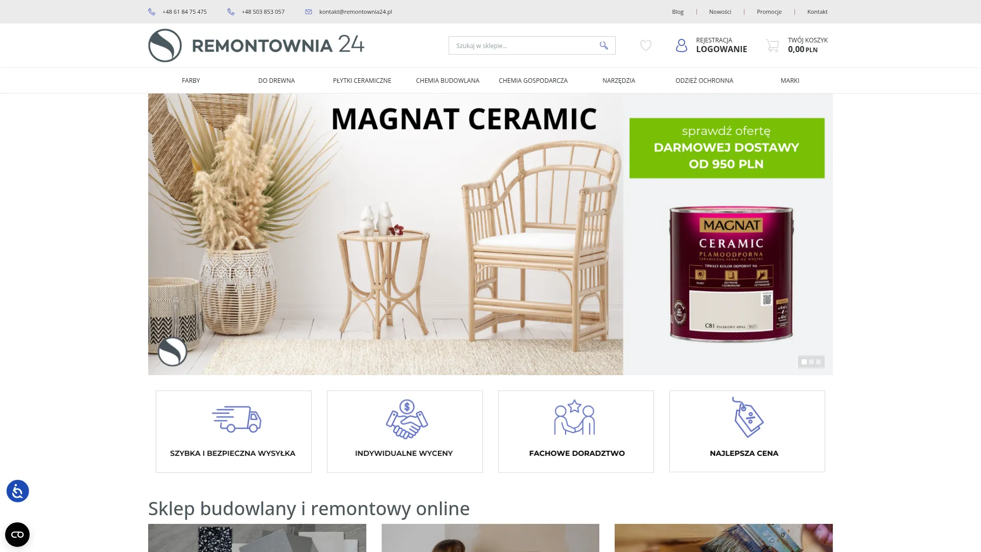 Screenshot of remontownia24.pl