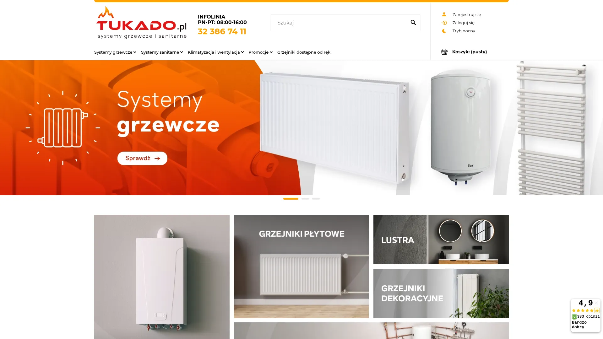 Screenshot of www.tukado.pl