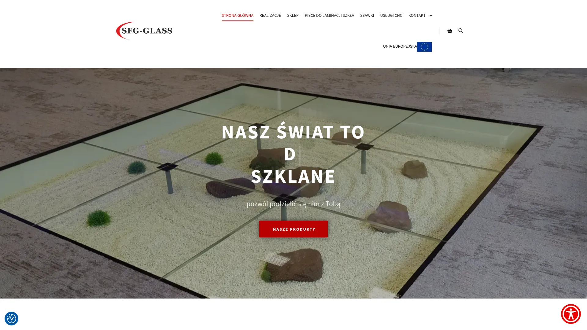 Screenshot of sfgglass.pl