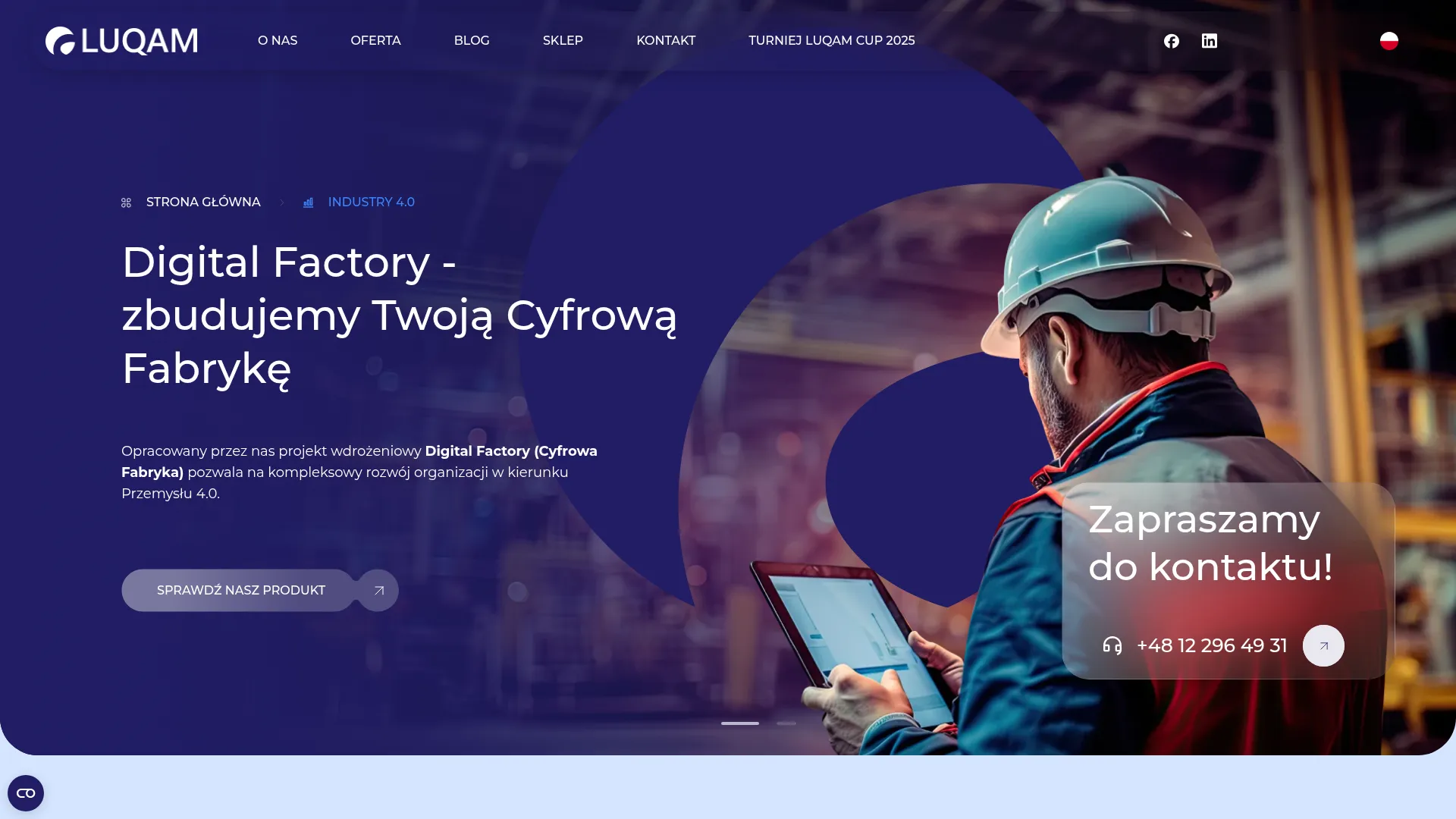 Screenshot of www.luqam.com