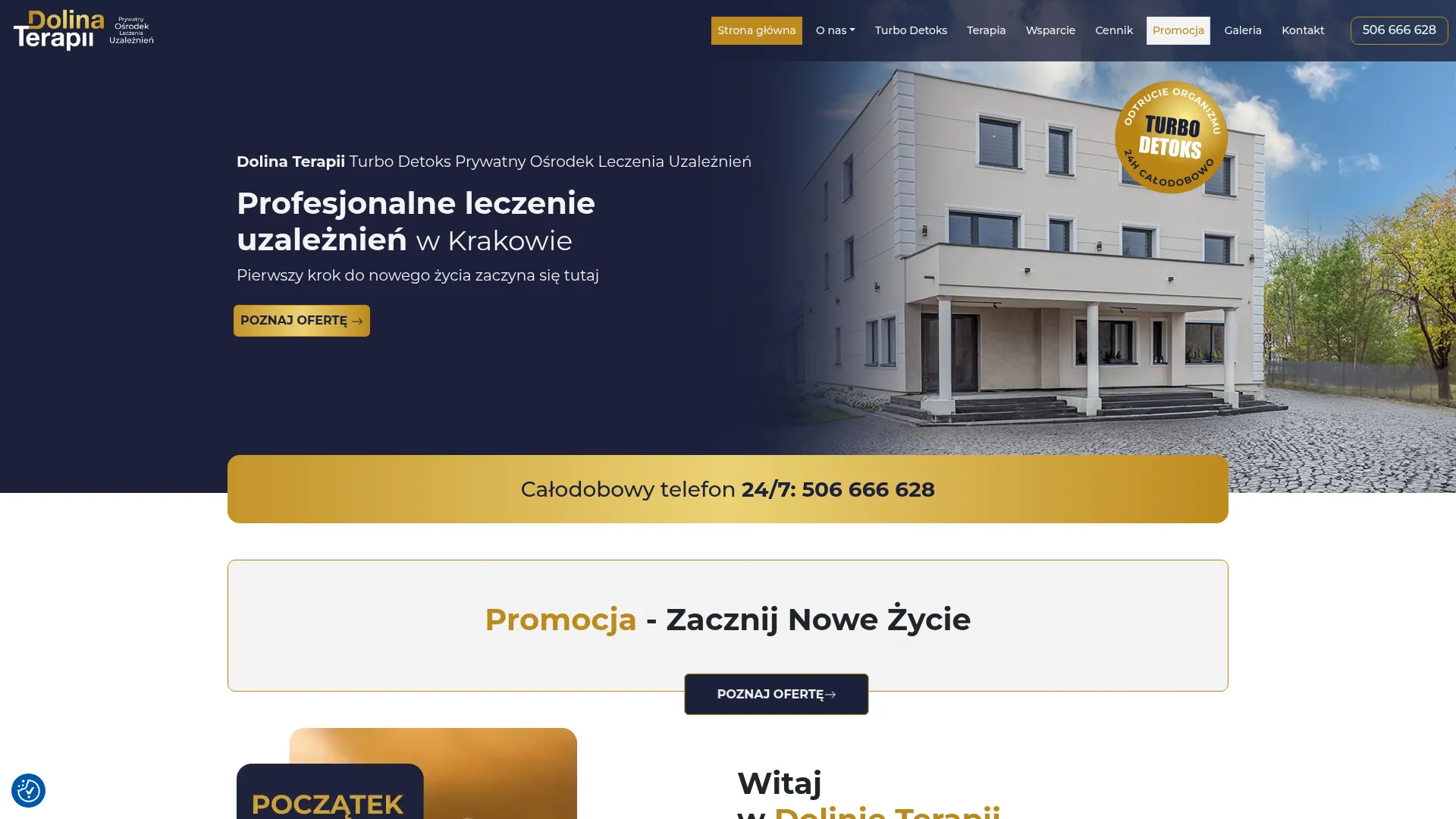 Screenshot of www.dolinaterapii.pl