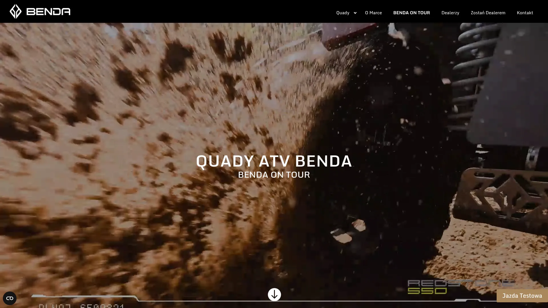 Screenshot of www.bendaorv.pl